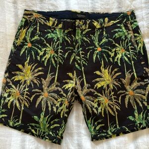 Scotch & Soda men’s 7 inch cotton shorts